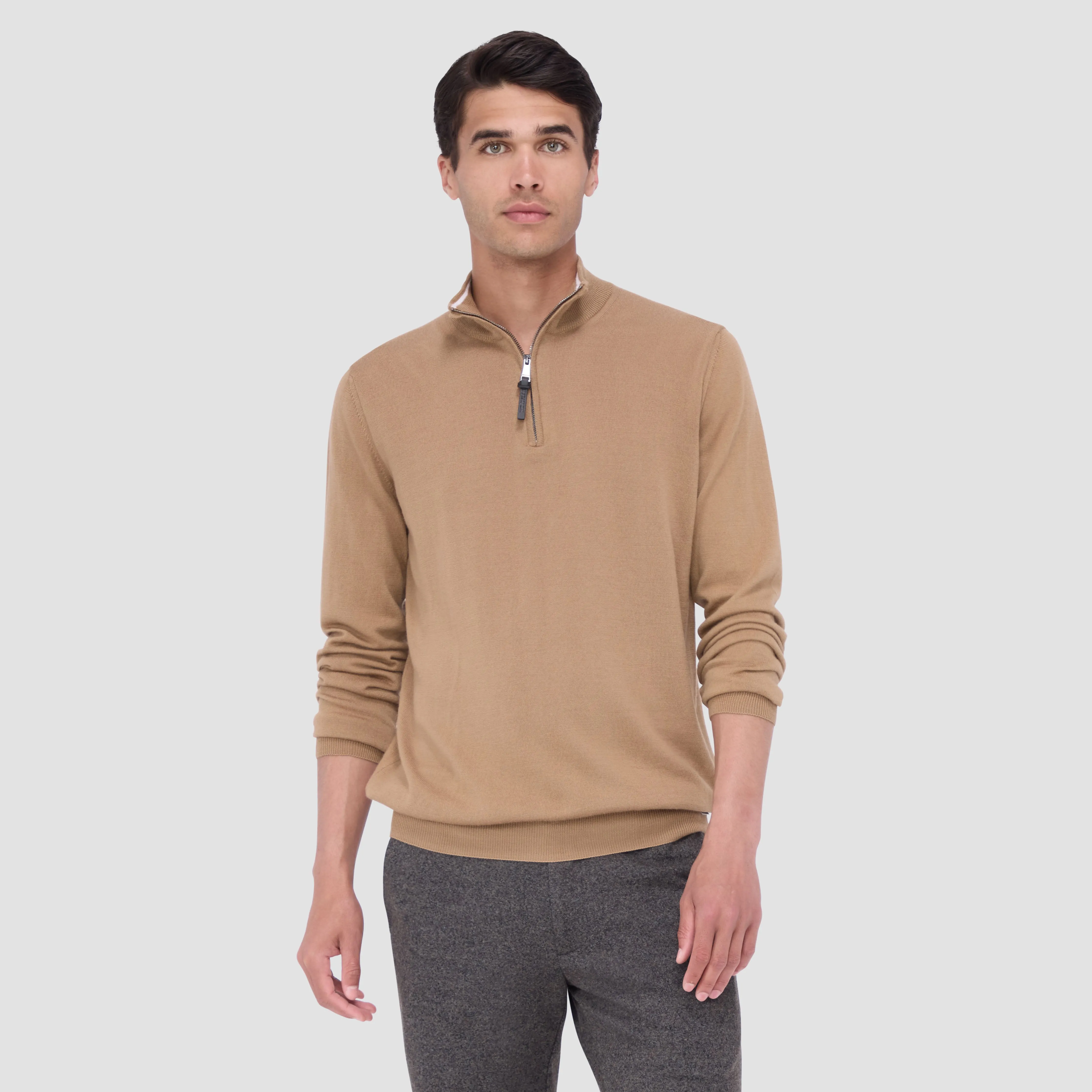 Spencer Quarter-Zip Super Merino Sweater