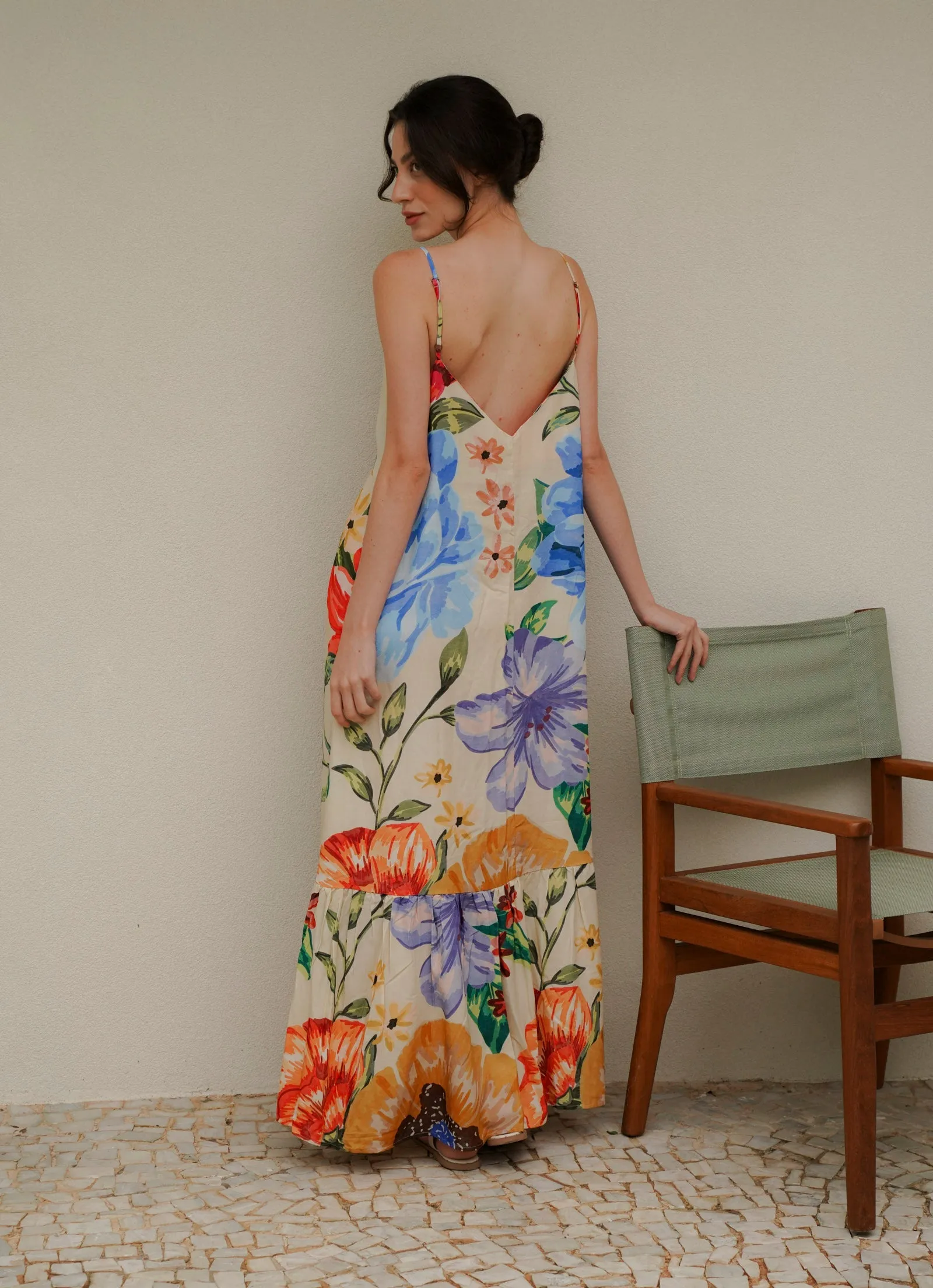 Sunset Maxi Dress (Peony)