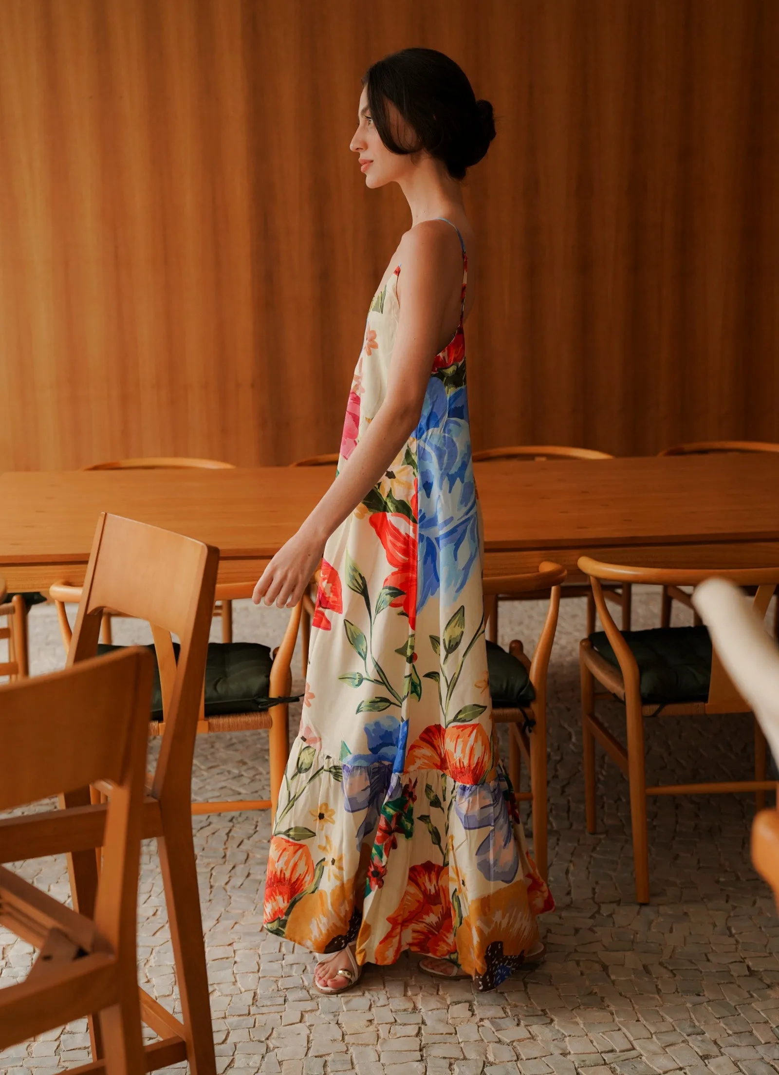 Sunset Maxi Dress (Peony)