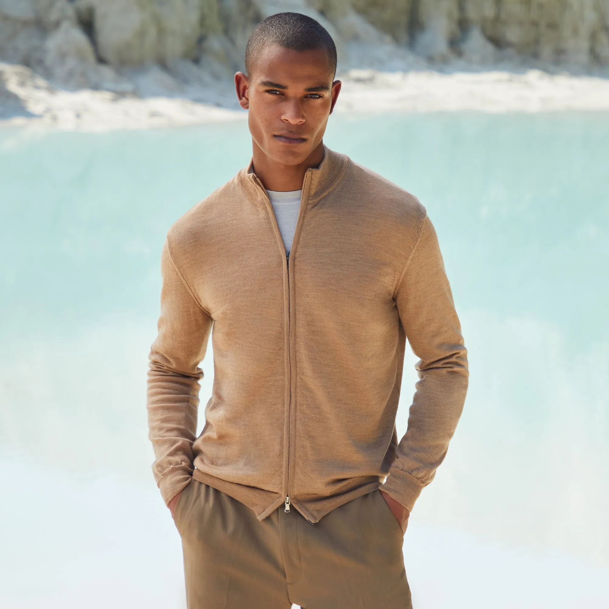 Super Merino Solid Sweater Jacket