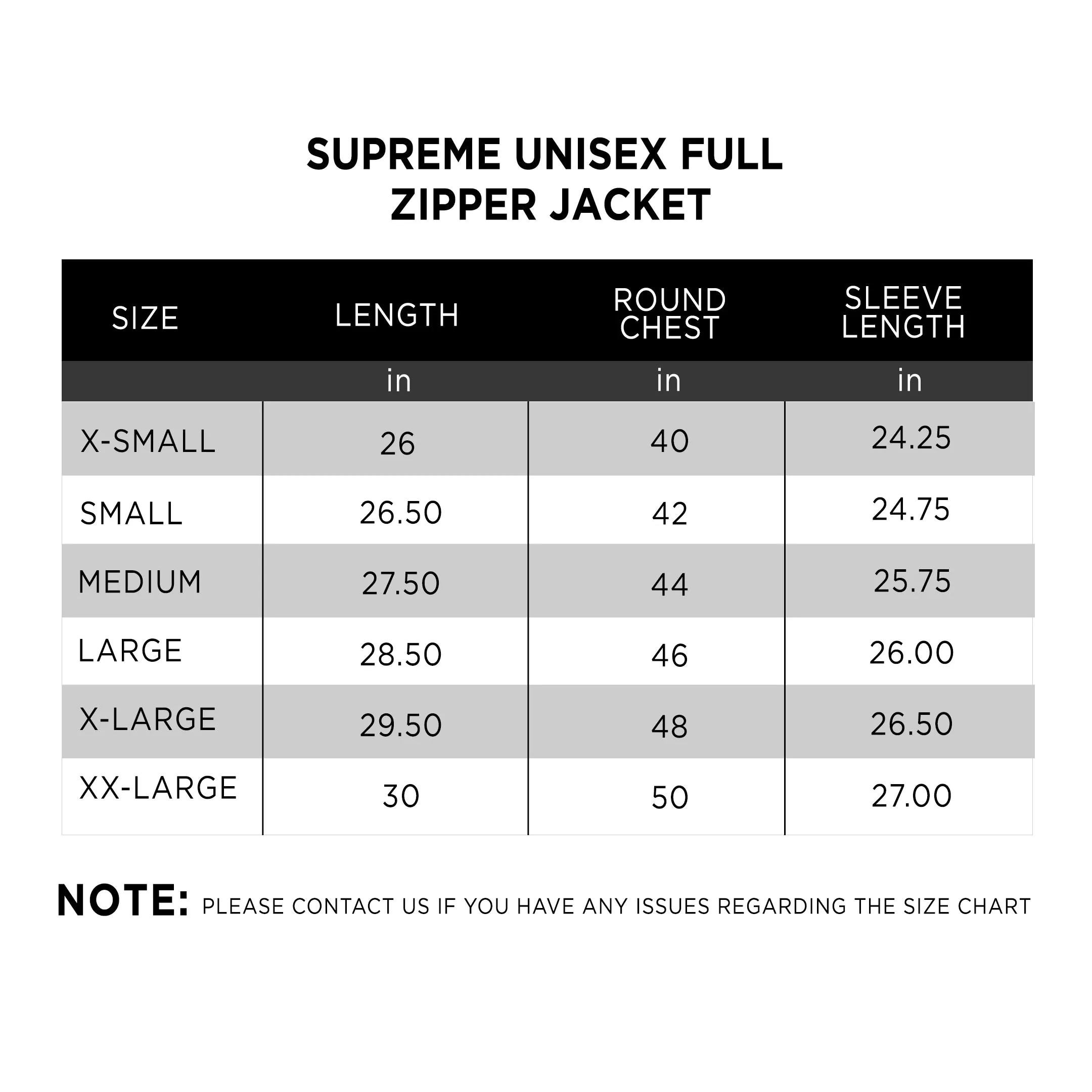 Supreme Unisex Full Zipper Jacket