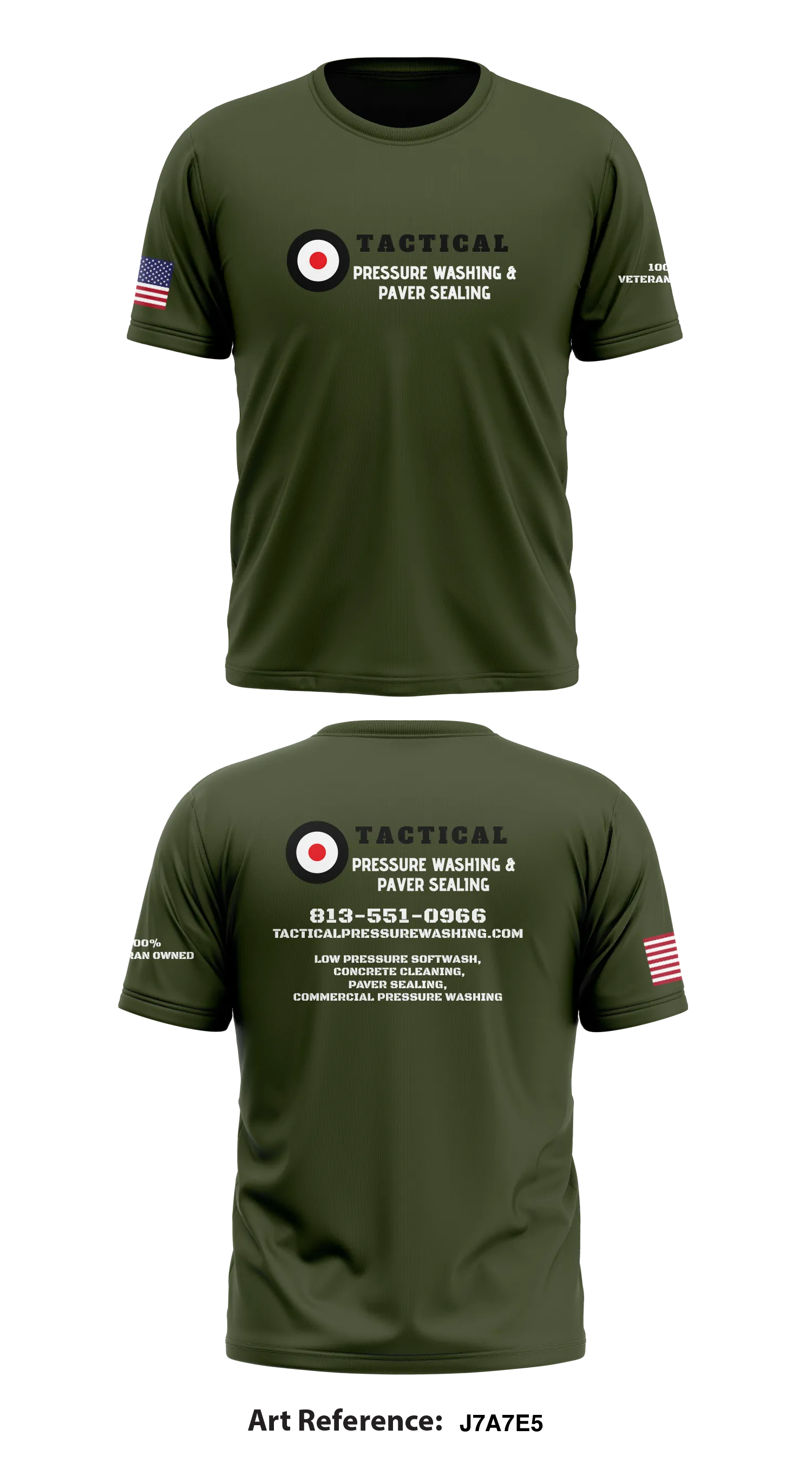Tactical Pressure Washing & Paver Sealing Core Men's SS Performance Tee - j7A7E5