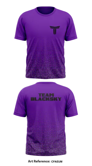 Team Blacksky Store 1 Core Men's SS Performance Tee - CfAeum