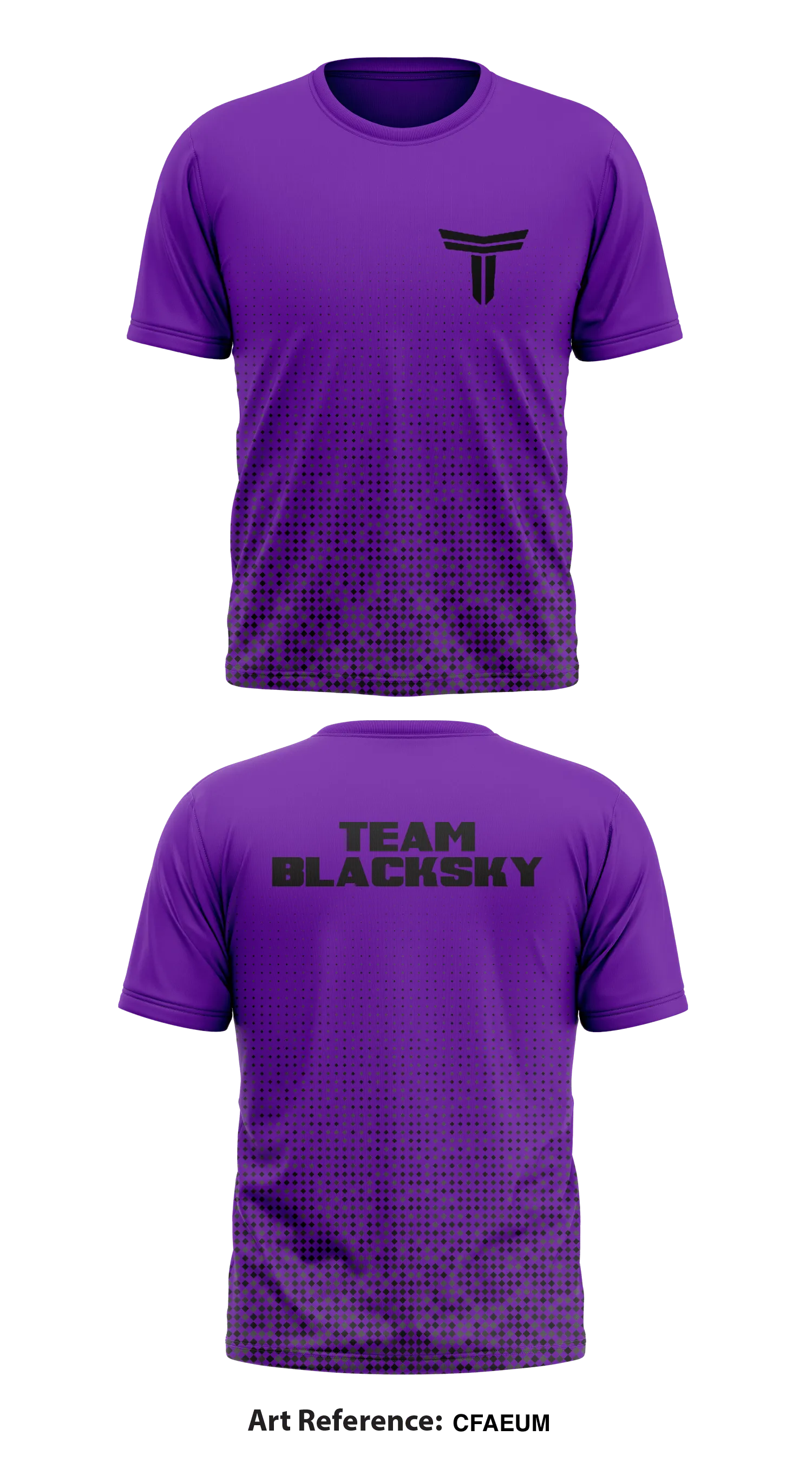 Team Blacksky Store 1 Core Men's SS Performance Tee - CfAeum