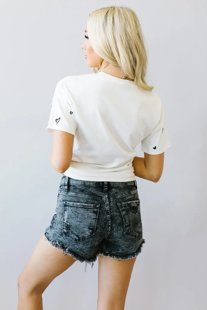 That’s Amore Embroidered Tee