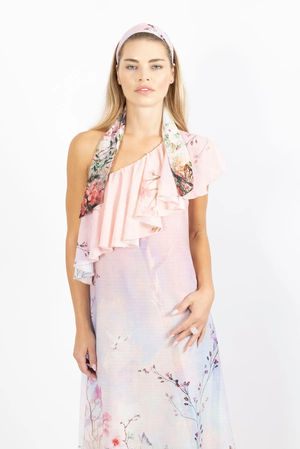 The Bali One Shoulder Kaftan
