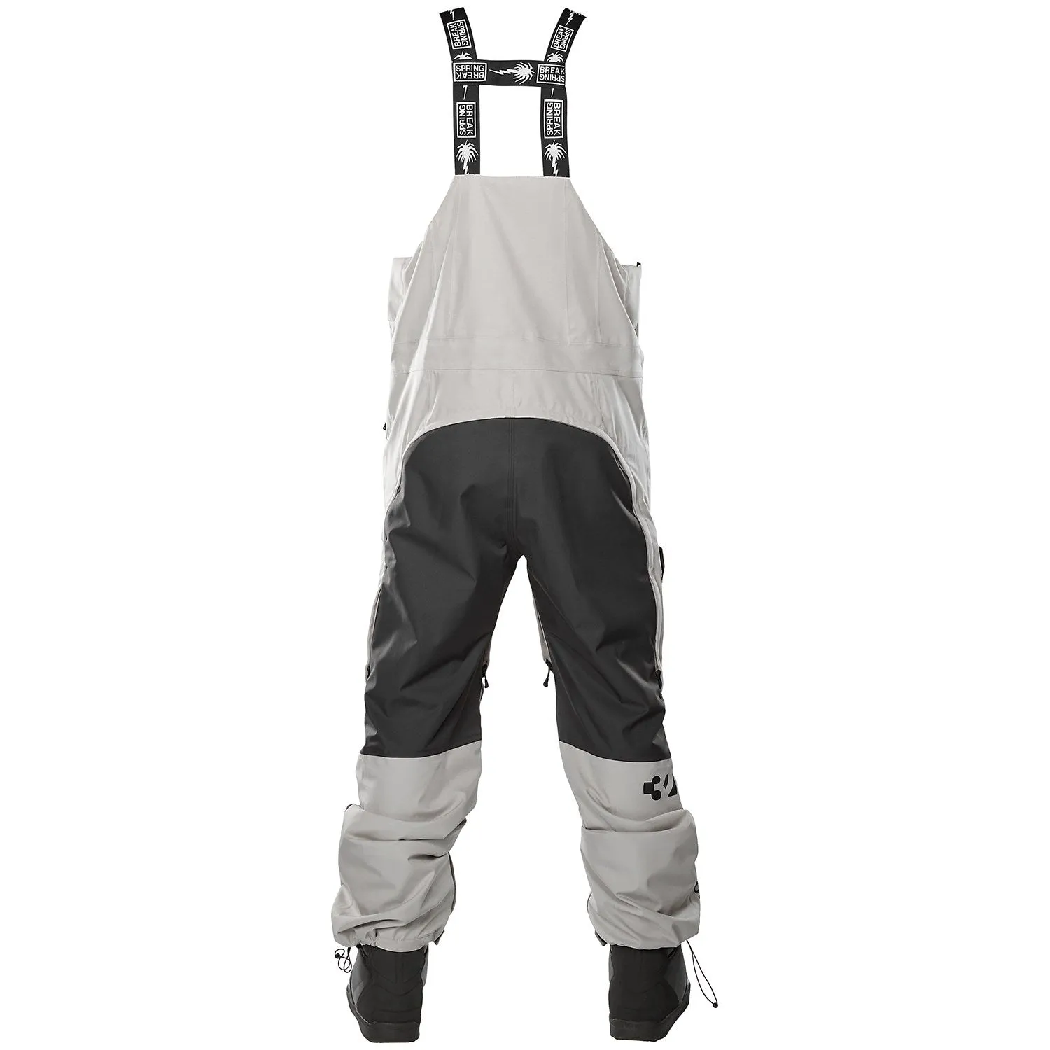 ThirtyTwo Spring Break Powder Bib Pants Mens Gravel