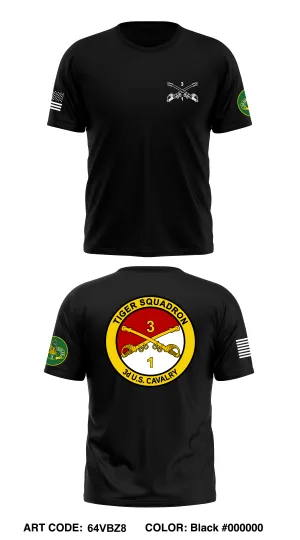 Tiger Squadron (1/3d CR) Store 1 Core Men's SS Performance Tee - 64VBZ8
