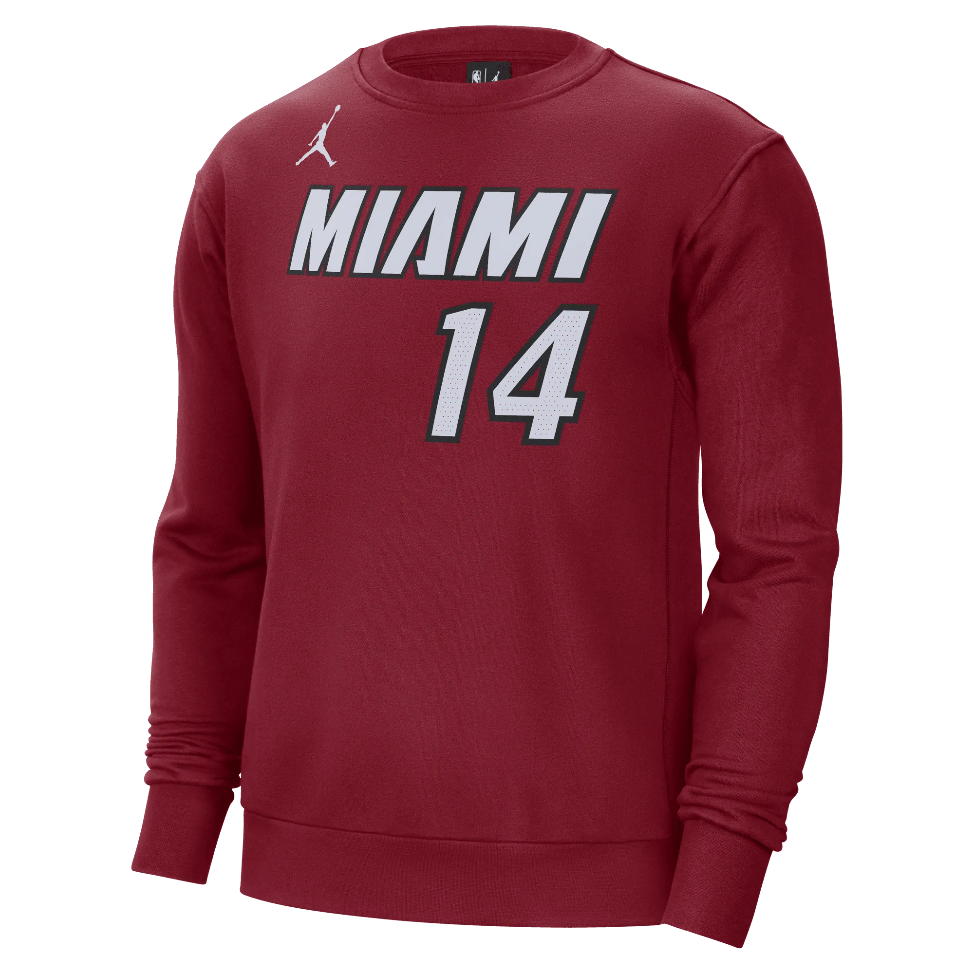 Tyler Herro Jordan Brand Statement Red Name & Number Crewneck