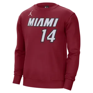 Tyler Herro Jordan Brand Statement Red Name & Number Crewneck