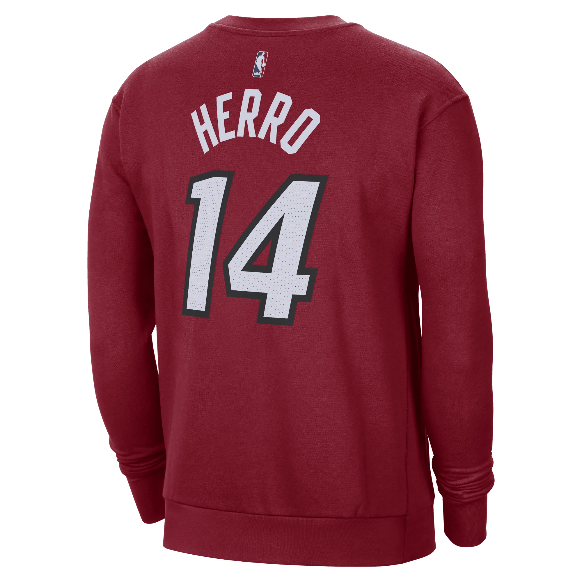 Tyler Herro Jordan Brand Statement Red Name & Number Crewneck