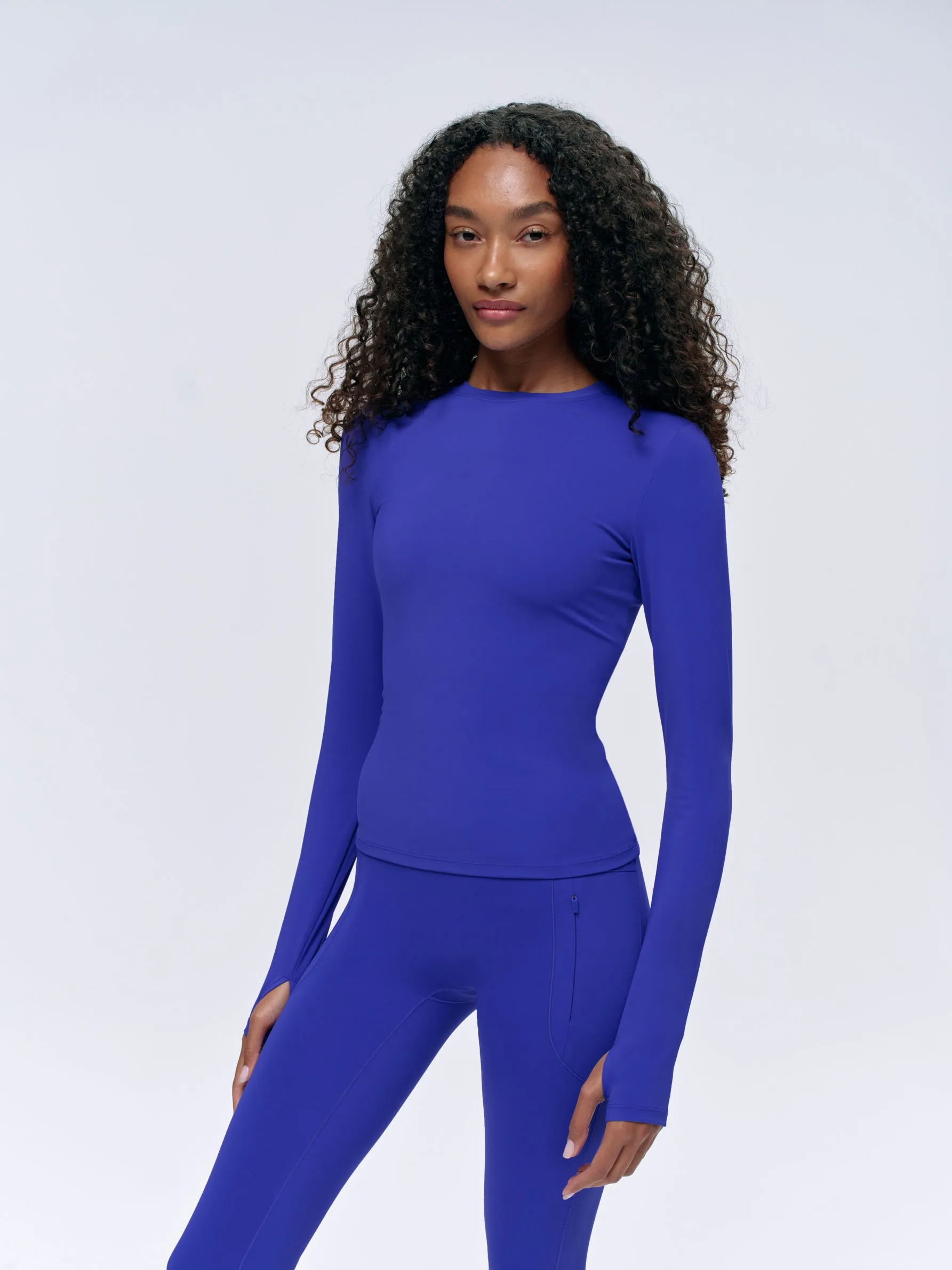 Ultimate Long Sleeve Top - Cobalt Blue