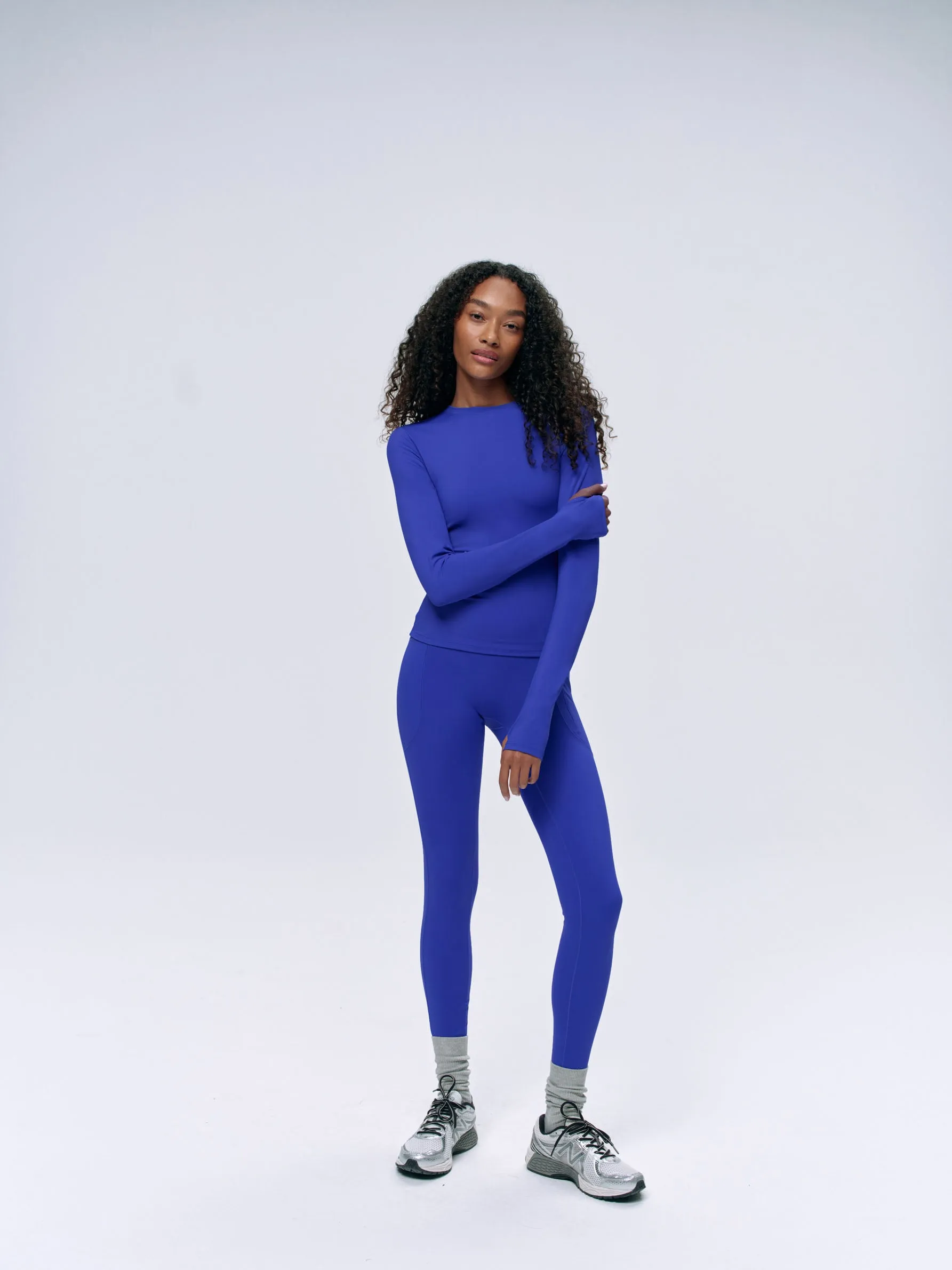 Ultimate Long Sleeve Top - Cobalt Blue