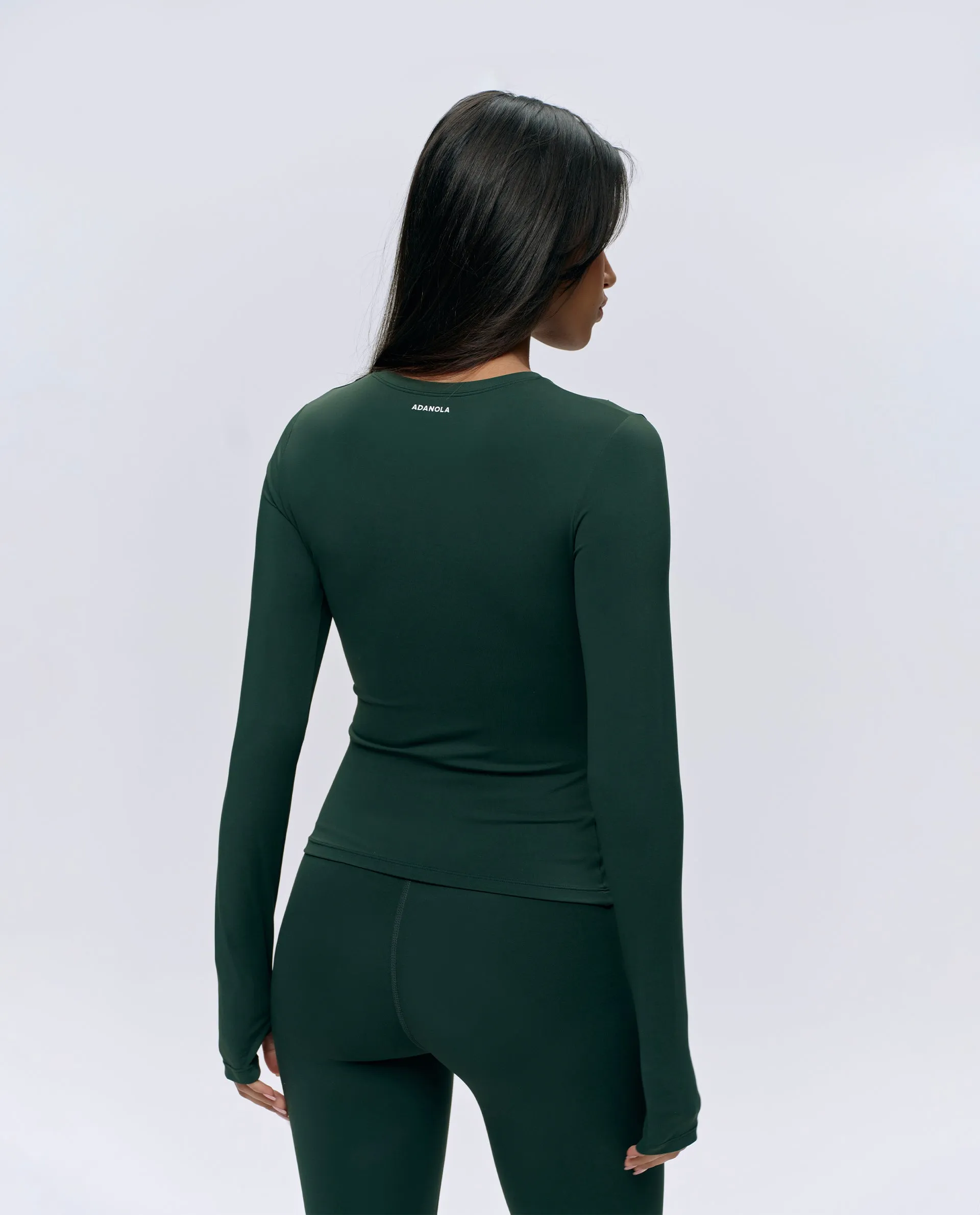 Ultimate Long Sleeve Top - Pine Green
