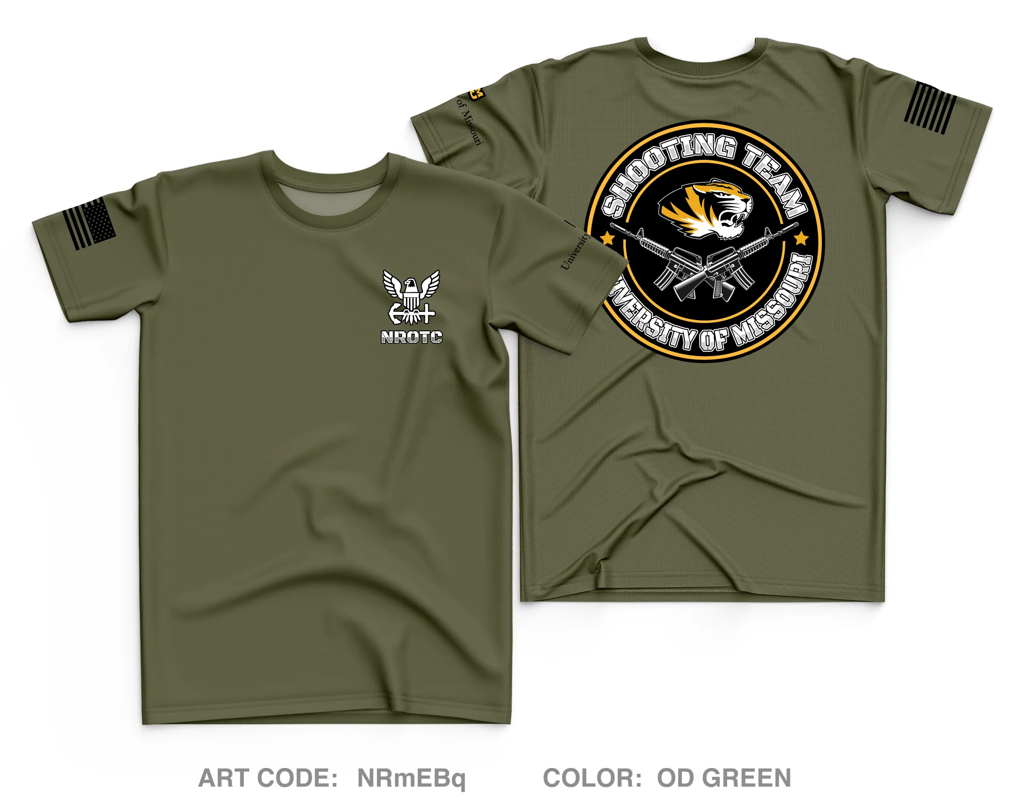 University of Missouri NROTC Core Men's SS Performance Tee - NRmEBq