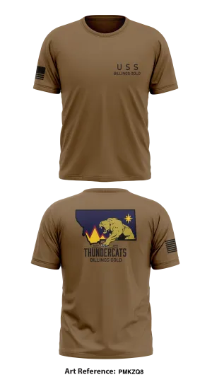 USS Billings Gold Store 1 Core Men's SS Performance Tee - pMkZQ8