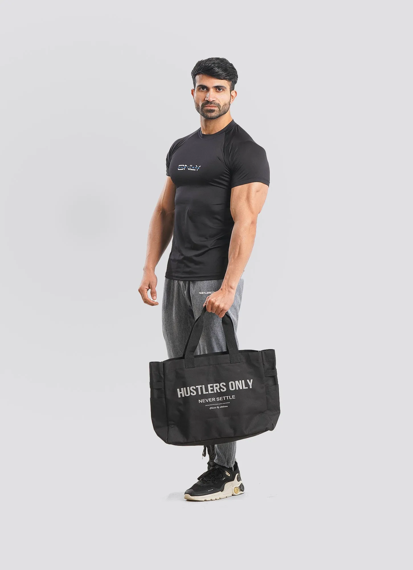 Utility Mesh Back Tshirt - Black