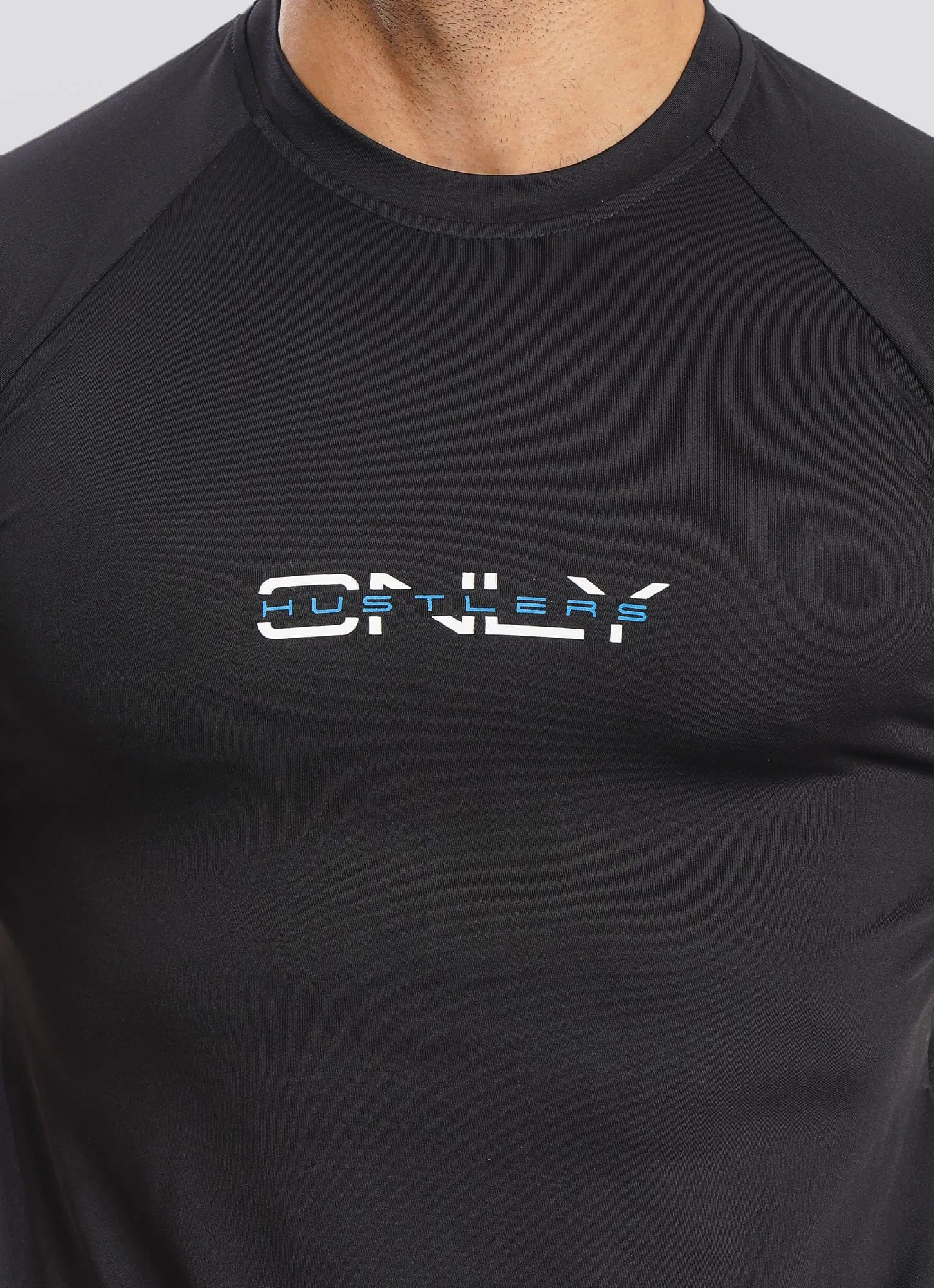 Utility Mesh Back Tshirt - Black