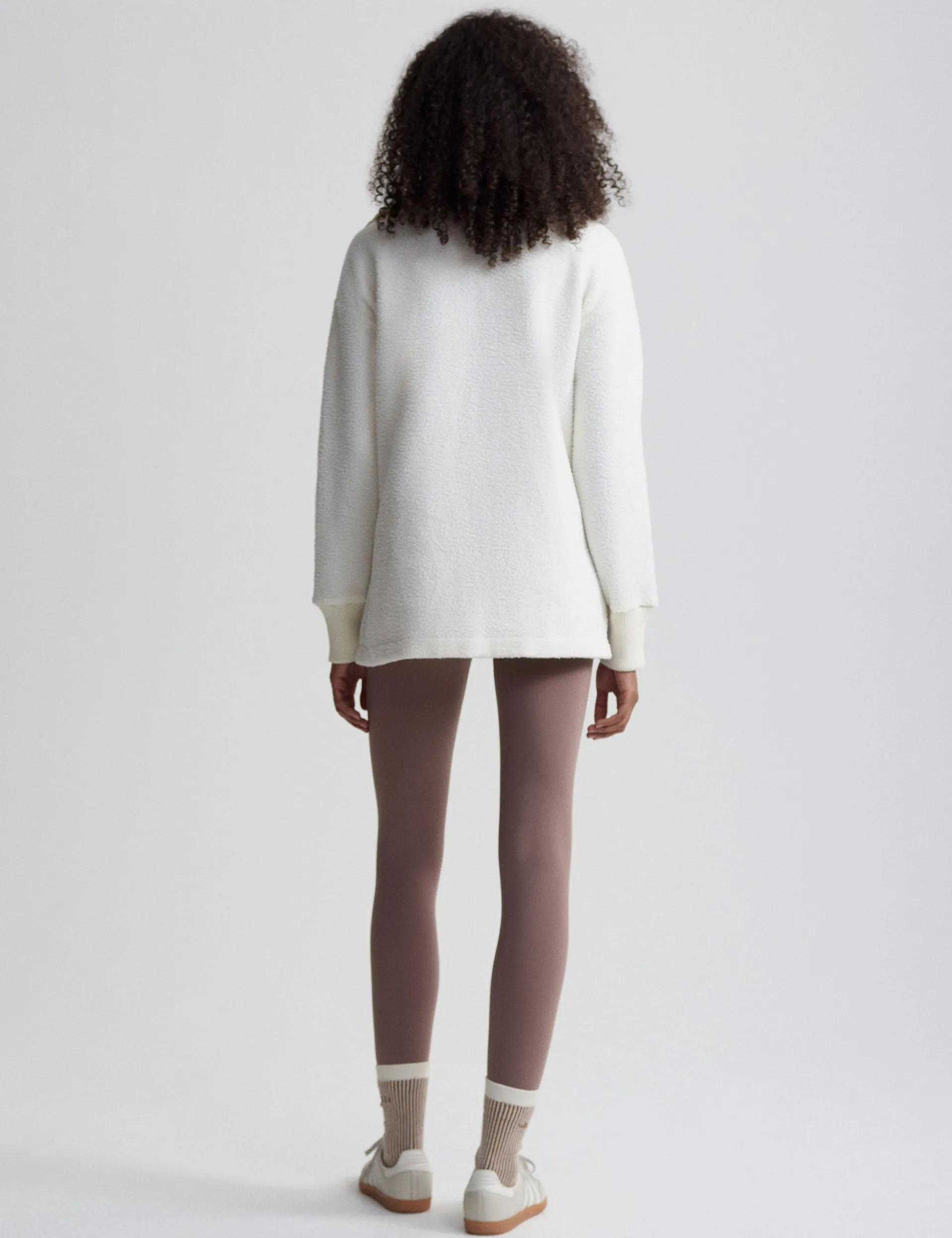 Wallace Half Zip Fleece - Egret