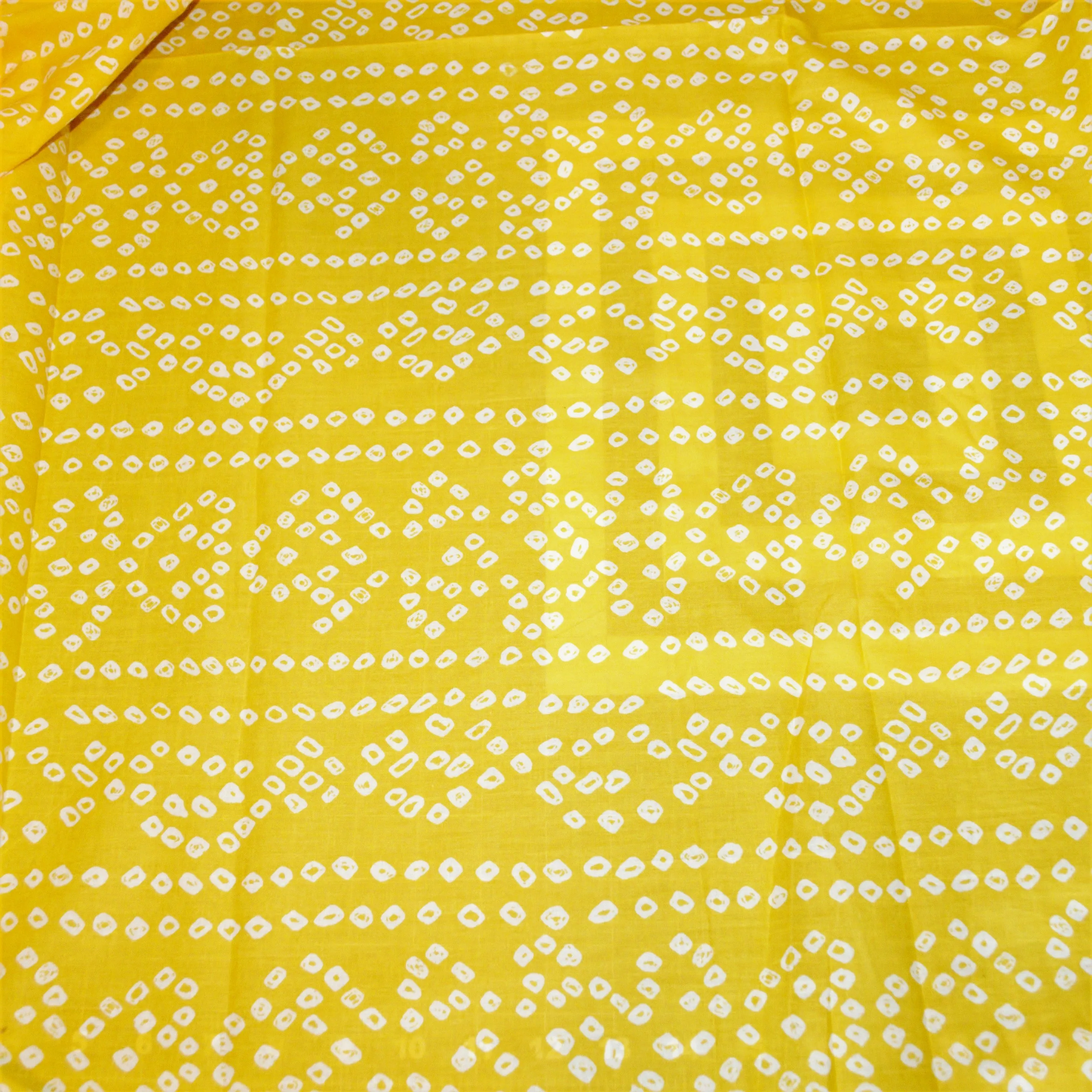White Diamonds & Stripes on Yellow Background