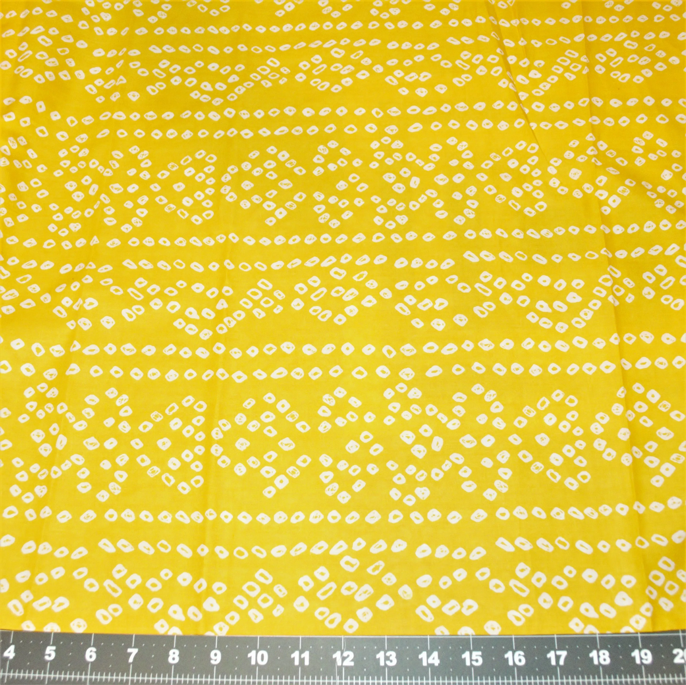 White Diamonds & Stripes on Yellow Background