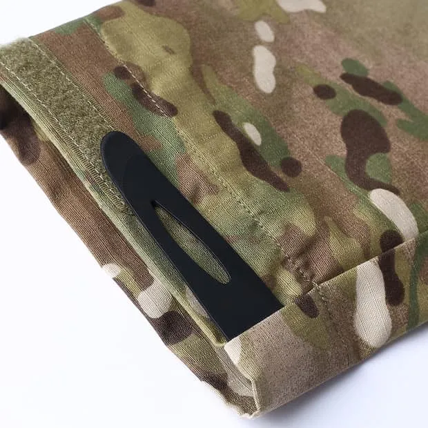 Windproof Camo Jacket Tactical Jacket - Black