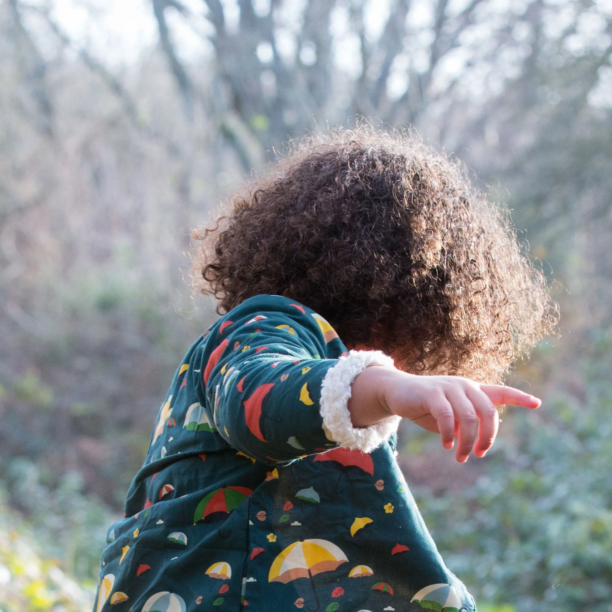 Windy Day Collarless Reversible Cosy Jacket