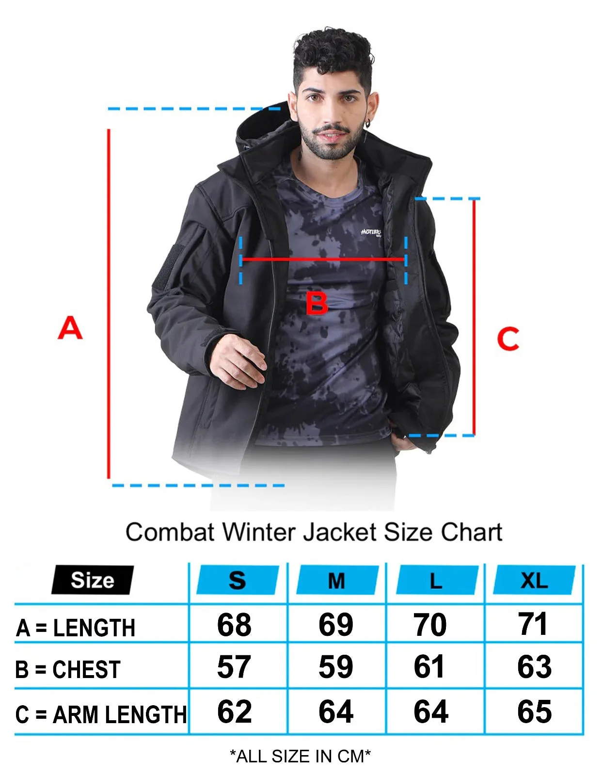 Winter Combat Jacket - Black
