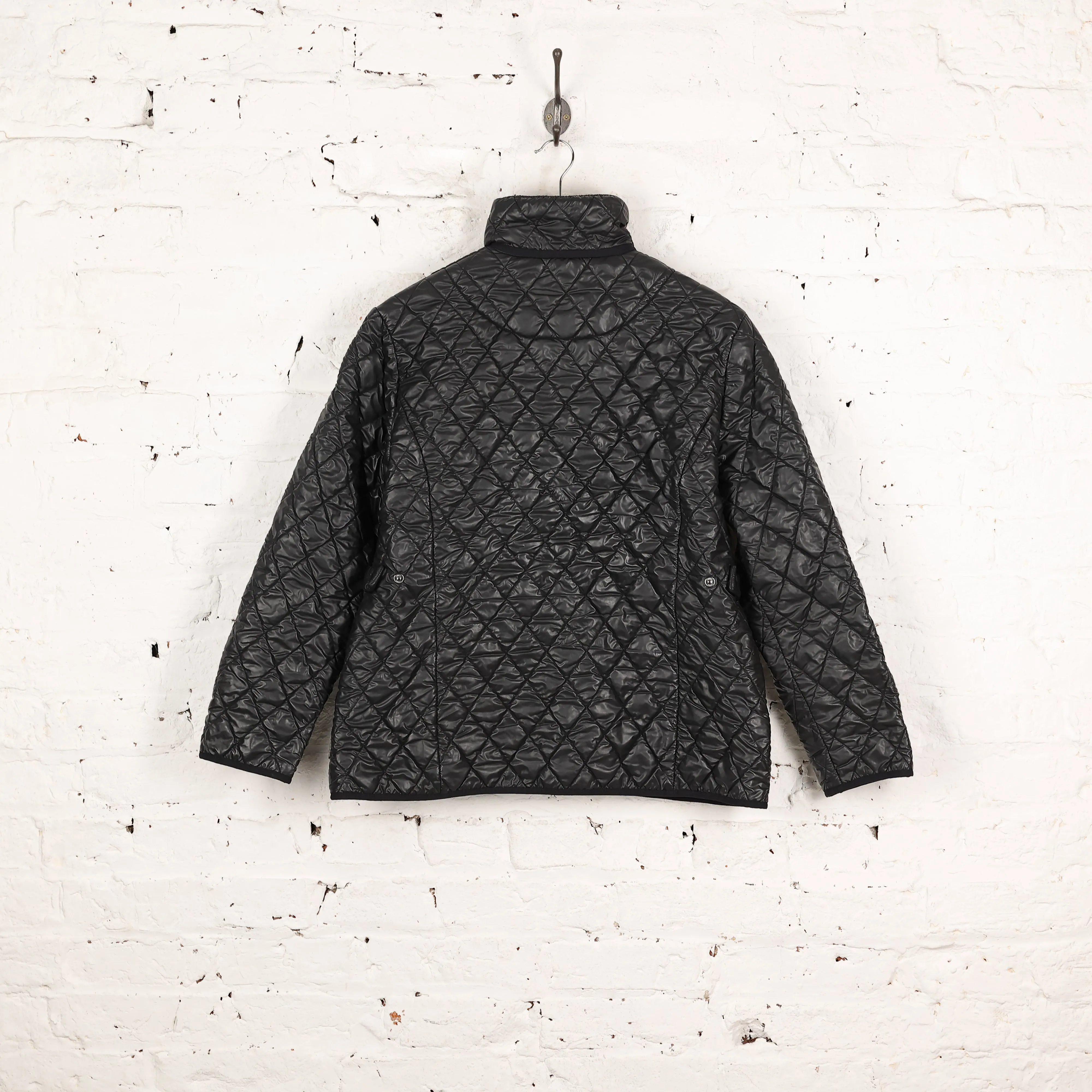 Women's Barbour Buff Quilt Jacket - Black - Women's L