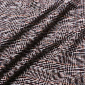 Wool blend Suiting Fabric - Beige and black