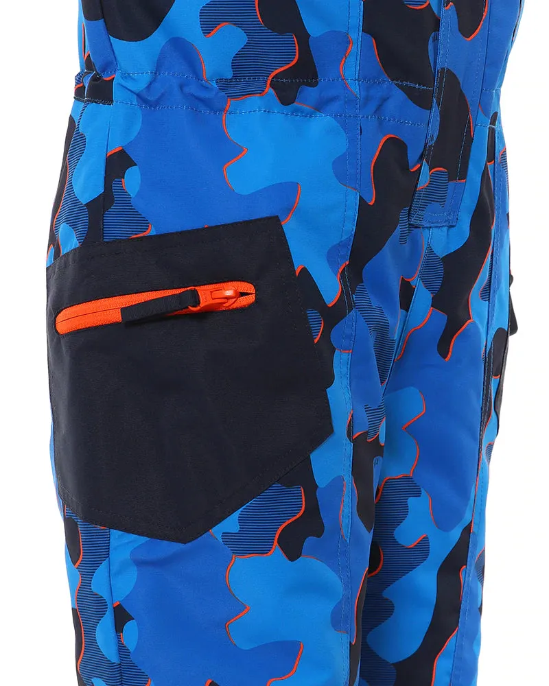 XTM Kizu Kids One Piece Suit Blue Camo