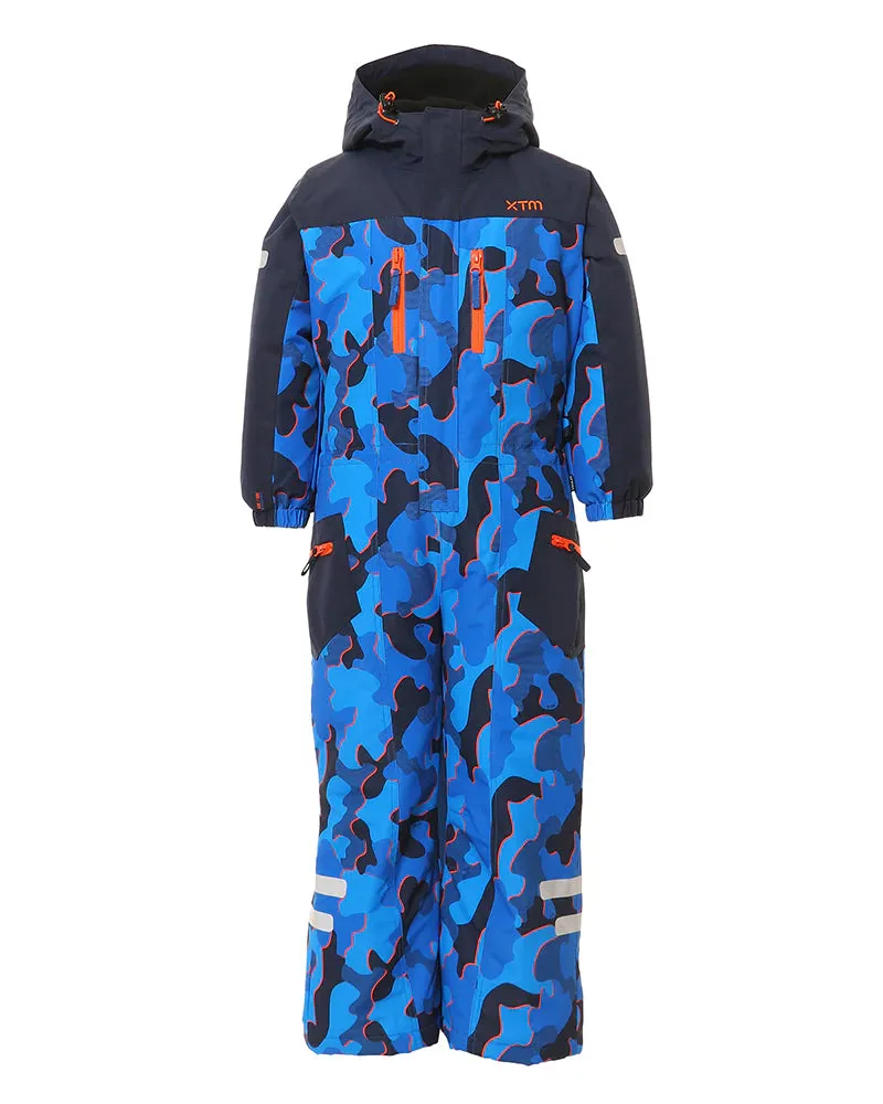 XTM Kizu Kids One Piece Suit Blue Camo