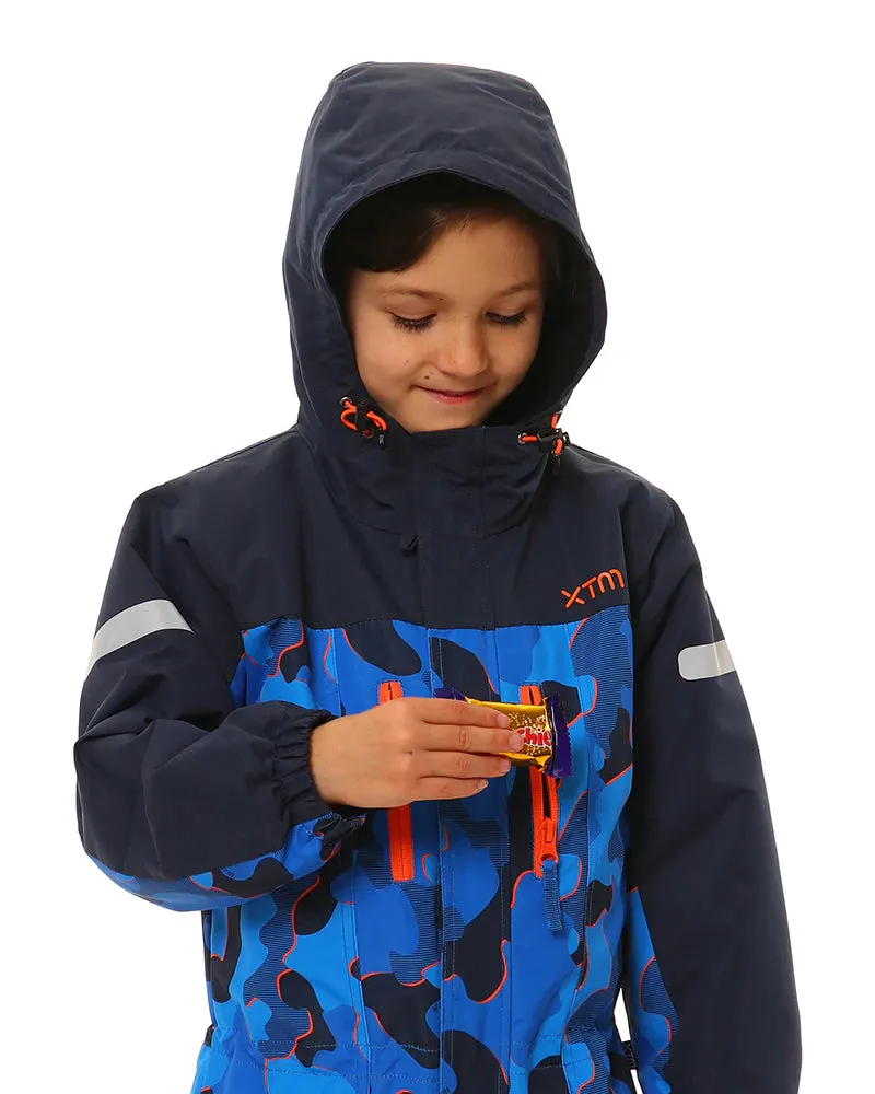 XTM Kizu Kids One Piece Suit Blue Camo