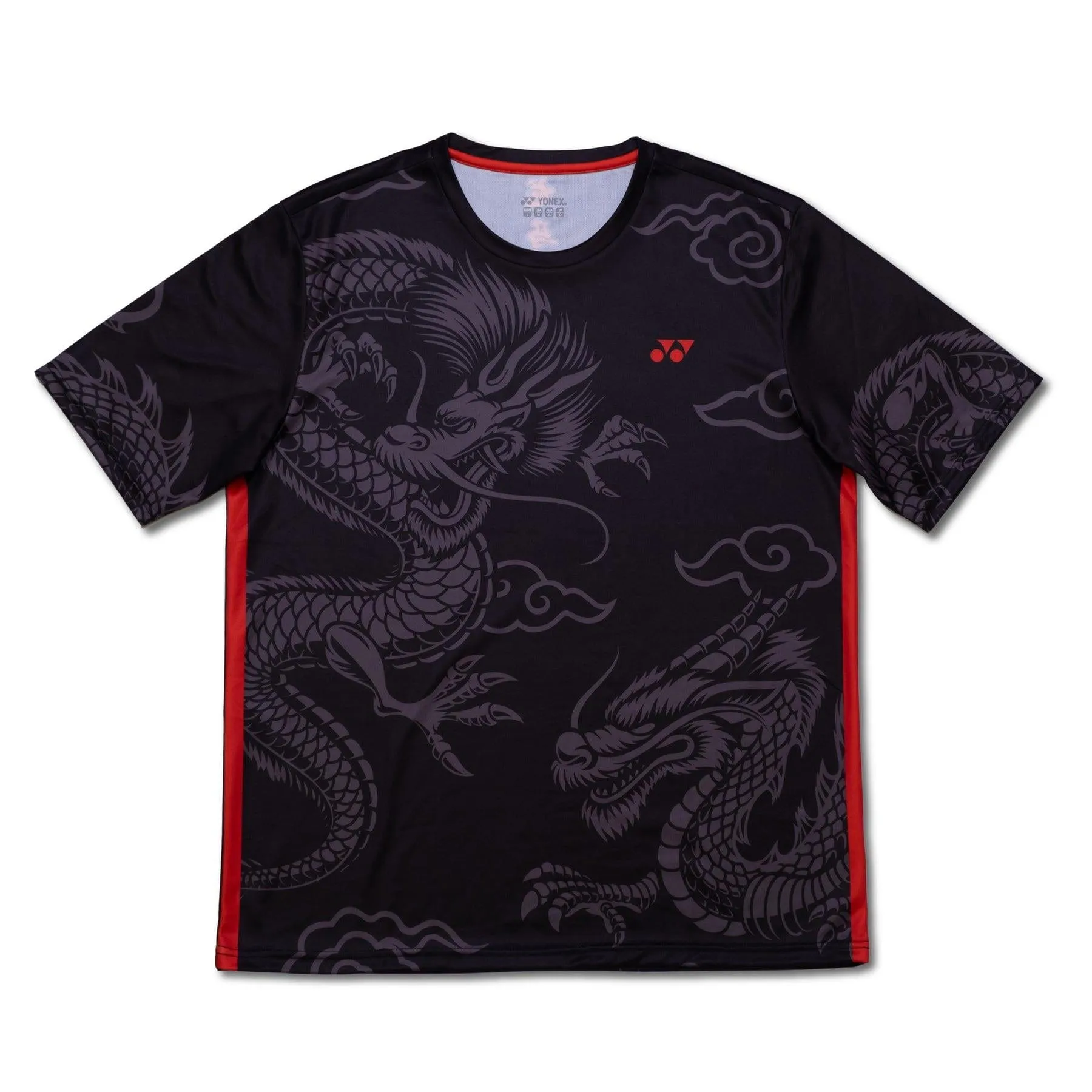 Yonex CNY2024 Fighting Dragons Mens Badminton T-Shirt - Black