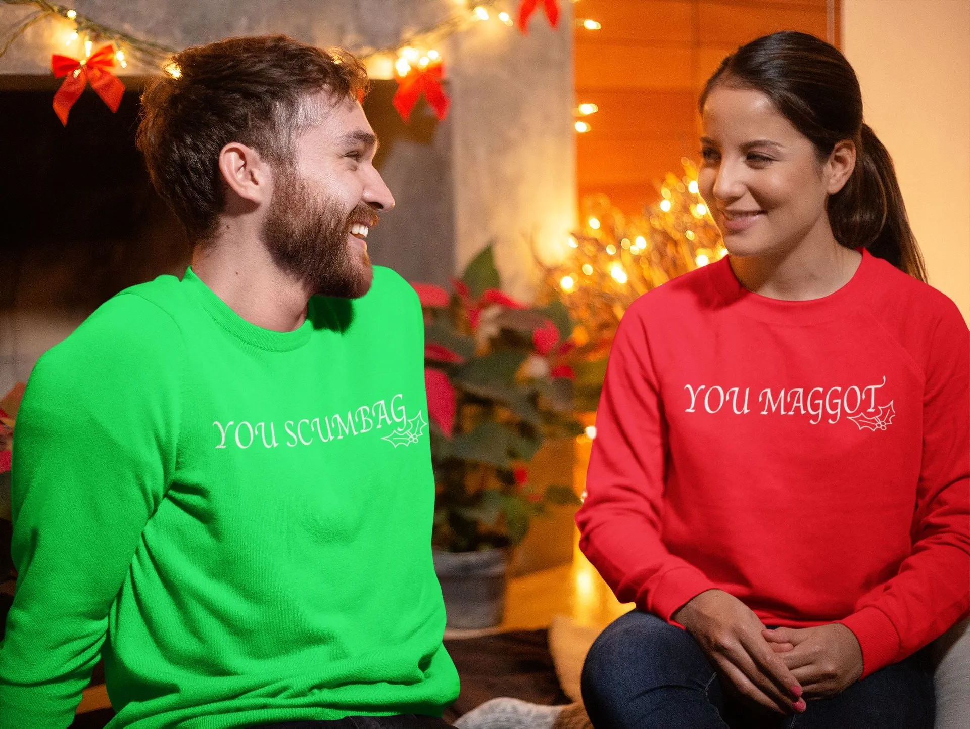 You Scumbag You Maggot Christmas Jumpers