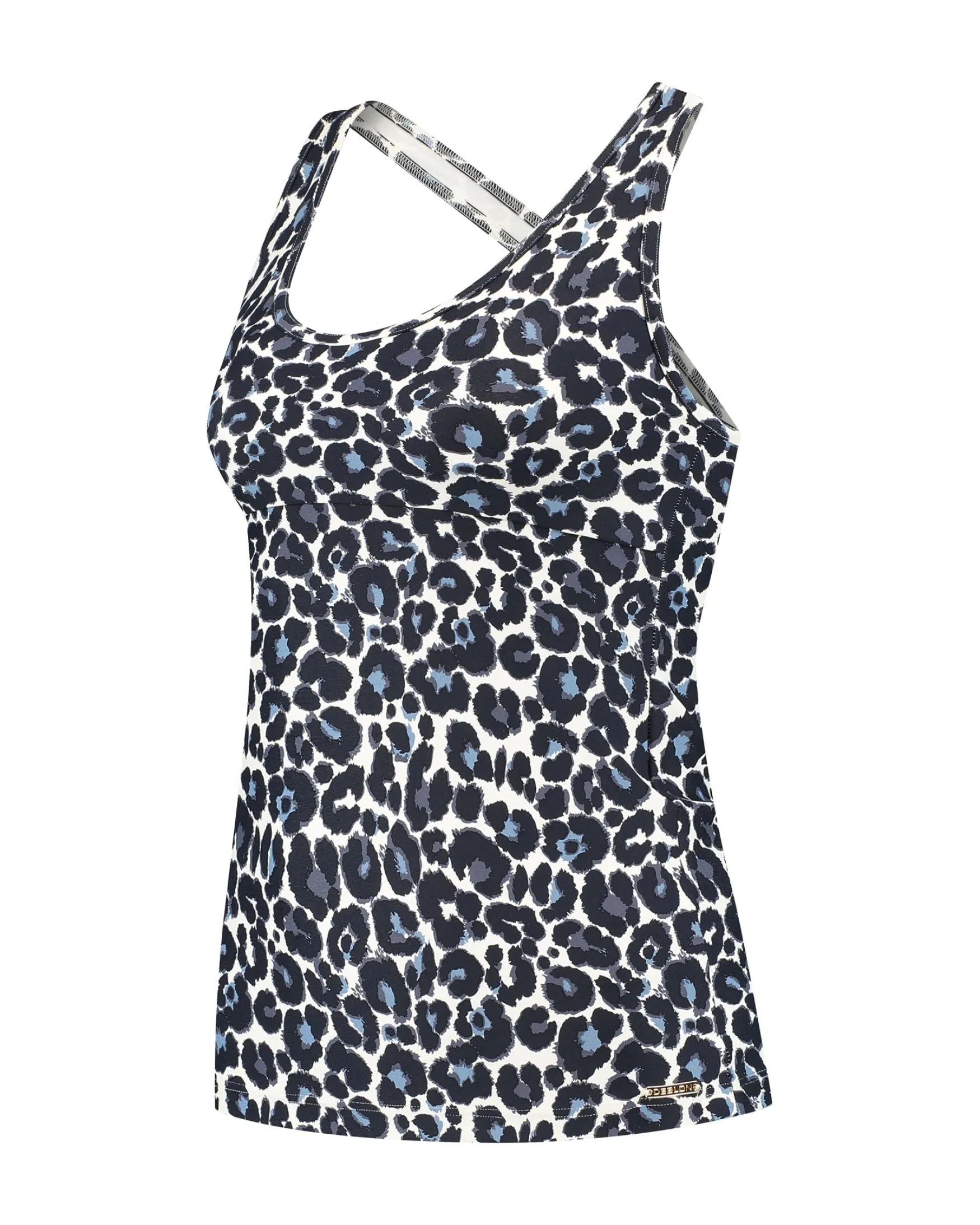 Zoe Top | Leopard Summer Blue